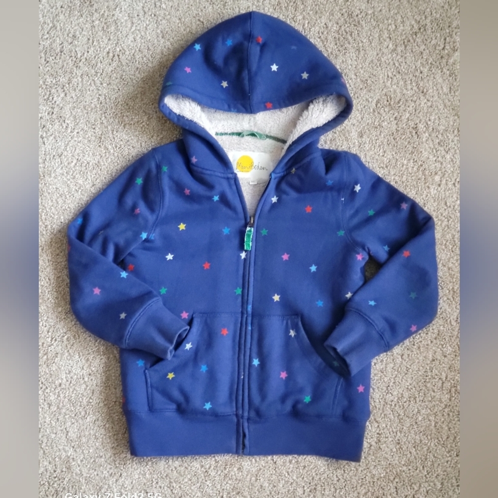 ♥️EUC♥️ BODEN GIRLS SHAGGY LINED HOODIE